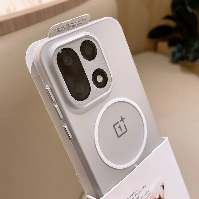 Case for OnePlus 15 Luxury Matte Magnetic Lightweight Magnet PC Hard Back Cover Shockproof Bumper