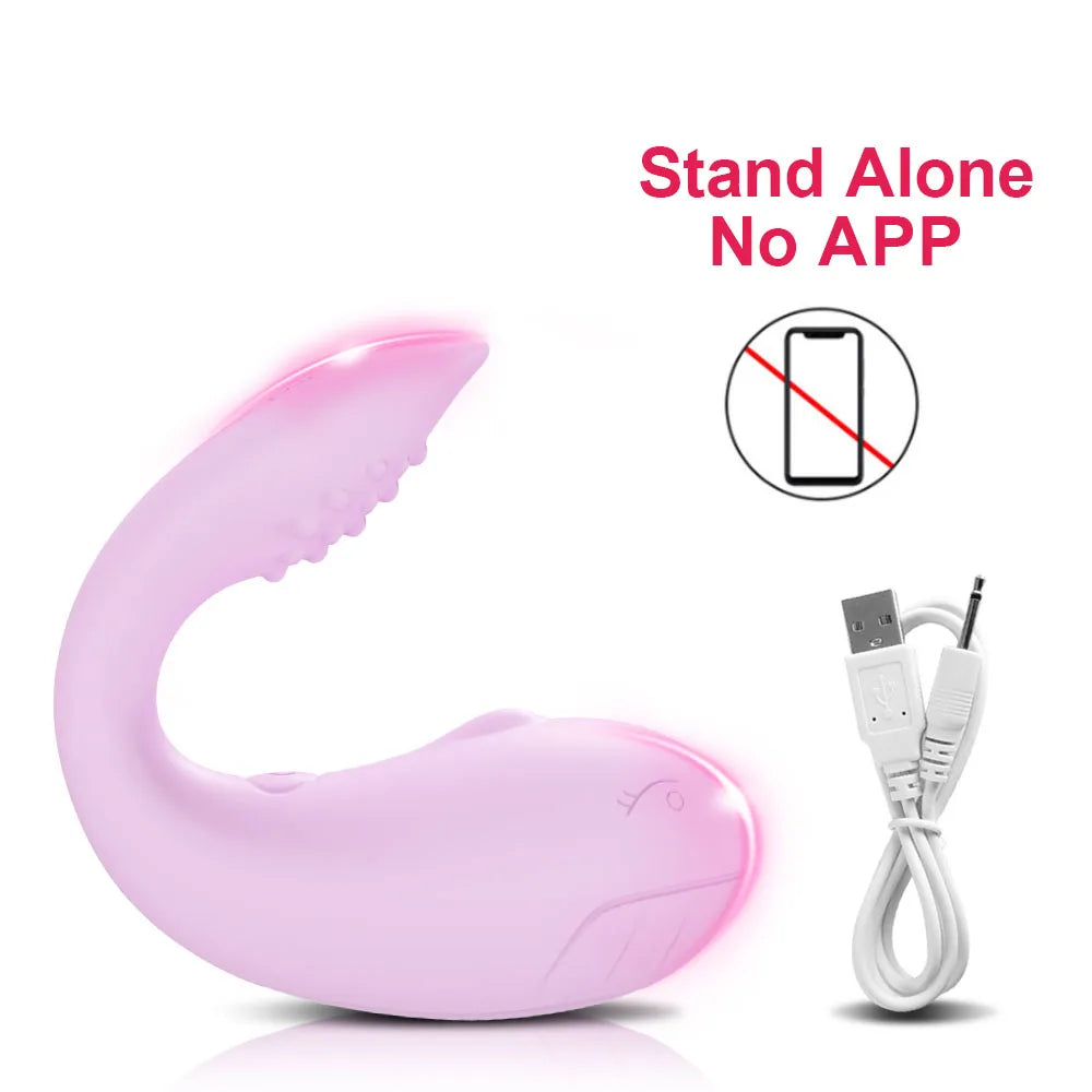 Wireless Bluetooth APP Vibrator for Women Remote Control Dildo G Spot Massager Wear Vibrating Egg Female Sex Toys for Adults 18
