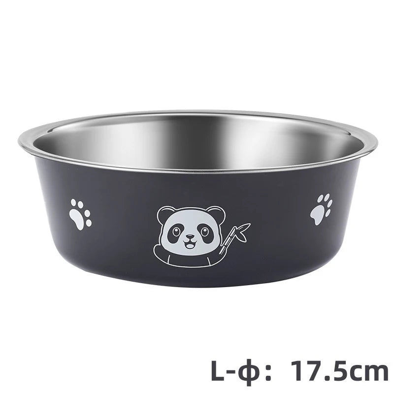 Pet Dog Bowls for Large and Small Dogs Cat Food Water Bowls with Non Slip Rubber Bottom Pet Feeding Bowl Double Wall Insulated
