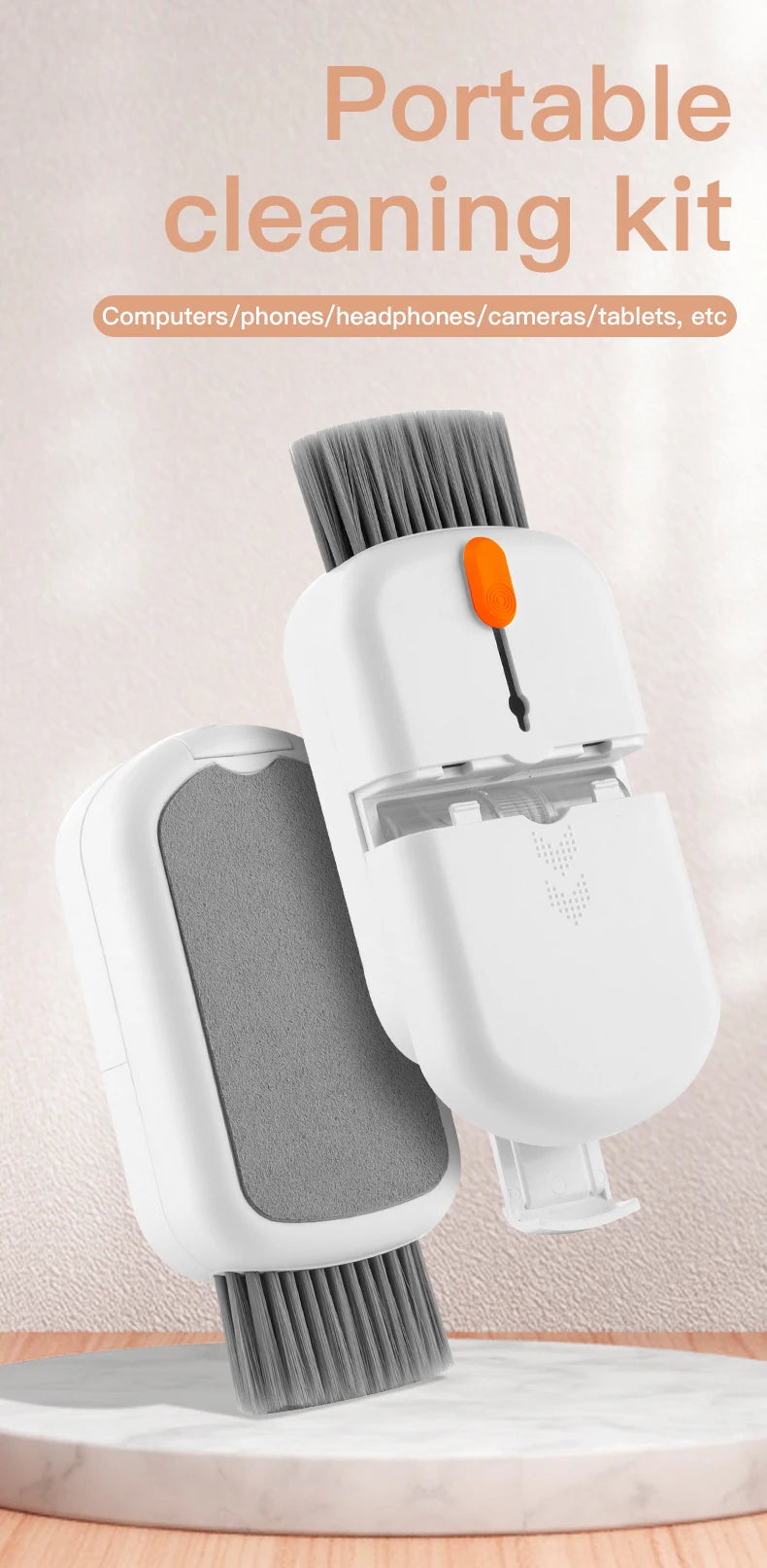 20in1 Digital cleaning kit for iPhone tablet, AirPod screen cleaner, headphone cleaning stick, computer keyboard cleaning brush