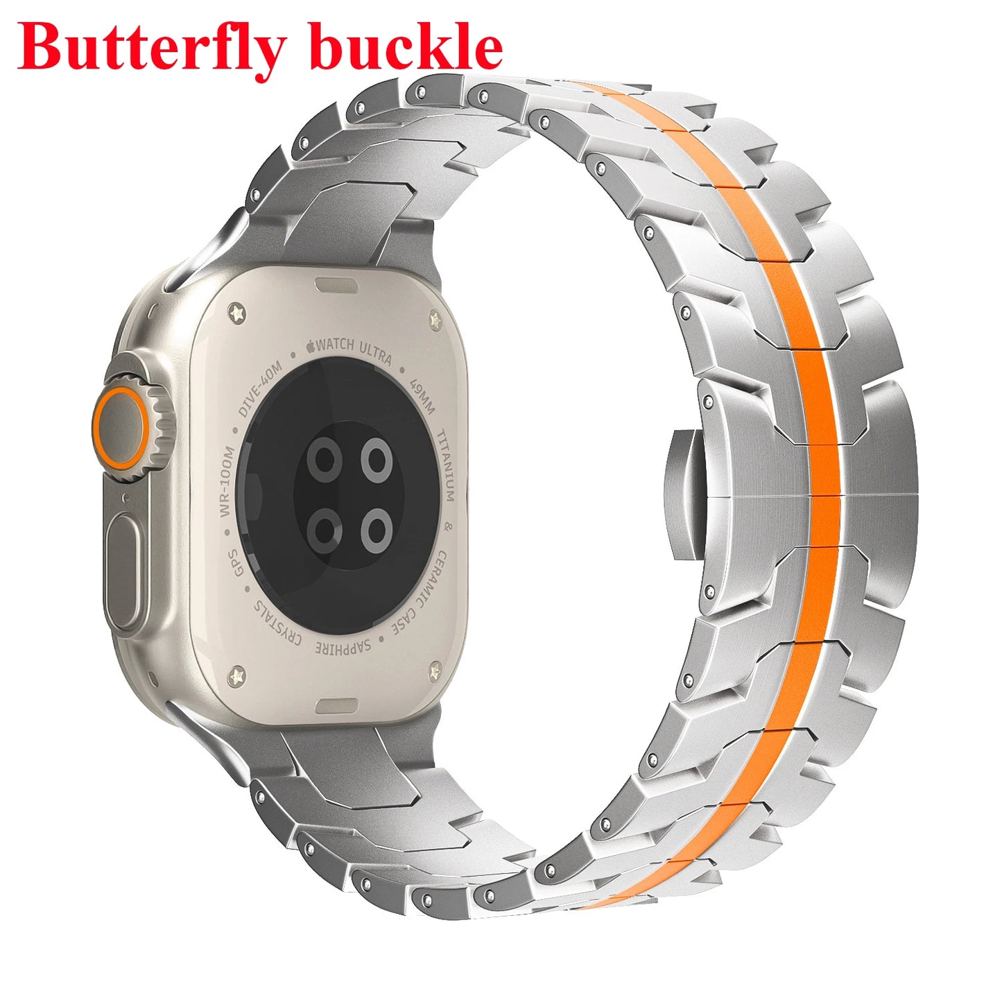 Stainless Steel Strap For Apple Watch Series 11 10 9 8 SE 3 46mm 45mm 42mm 44mm Metal Bracelet Band For iWatch Ultra 3/2/1 49mm