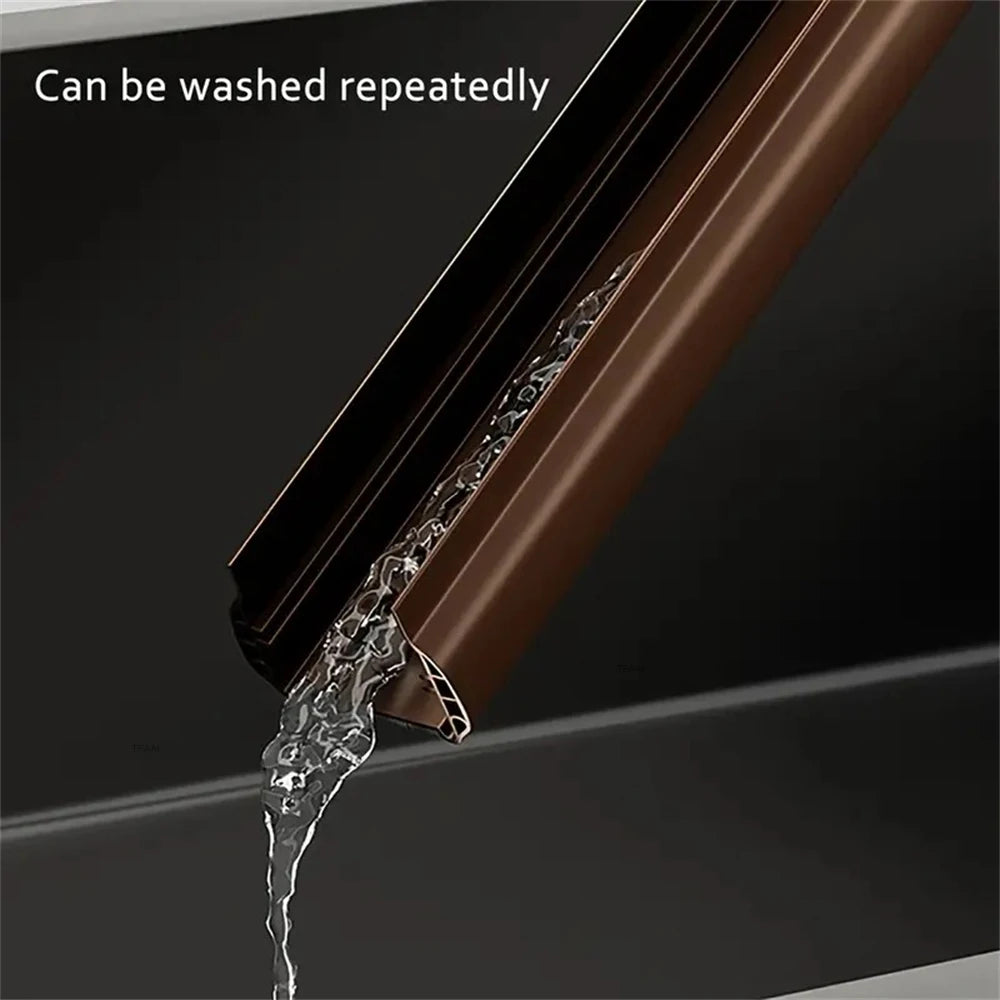 1-4pcs 93cm Door Bottom Seal Strip with Brush PVC Dustproof Soundproof Snap-in installation Gap Door Draft Stopper Weatherstrip