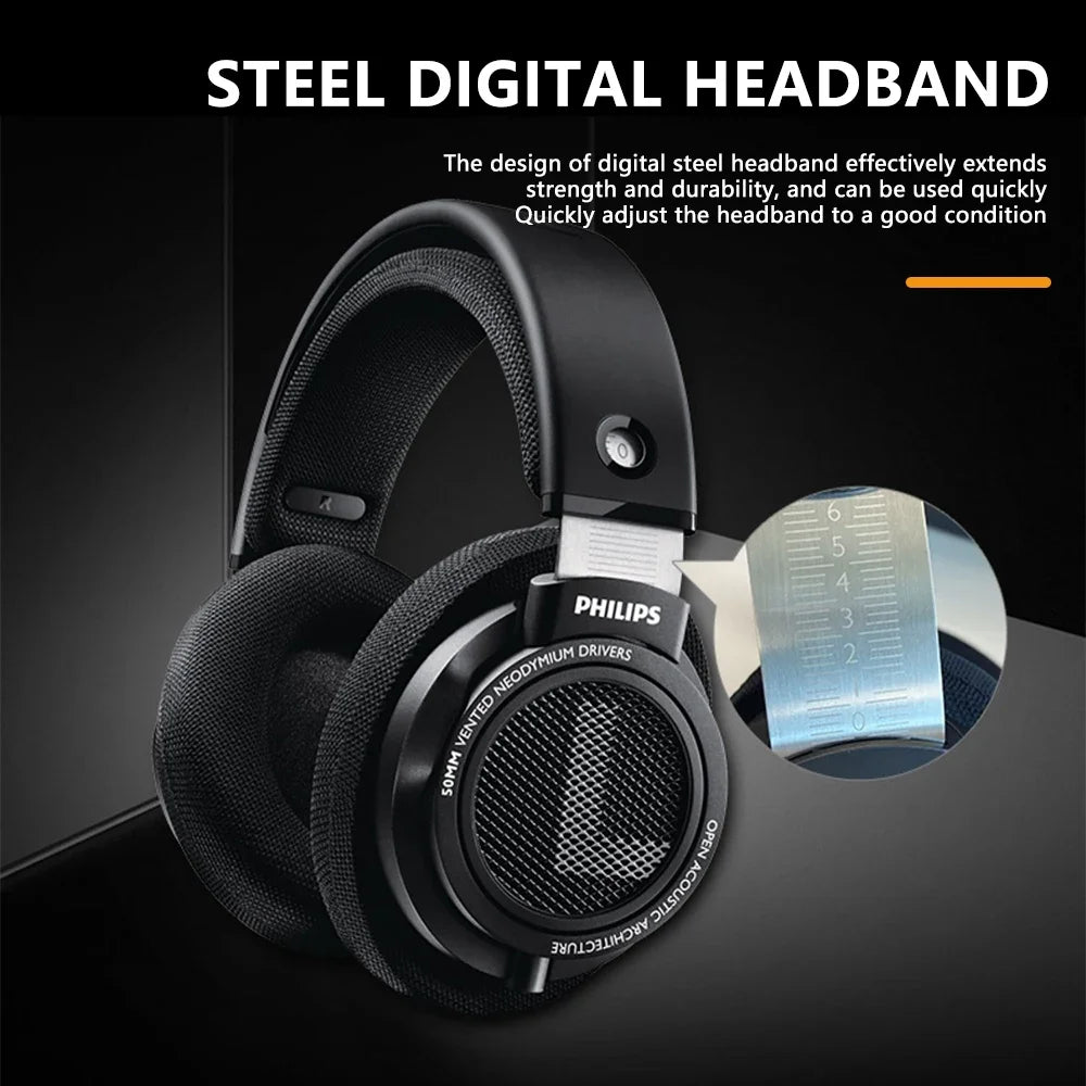 Philips SHP9500 Head-mounted Wired Headphones HiFi Stereo Earphone Monitor Class Music Earbuds E-sports Game Universal Headset