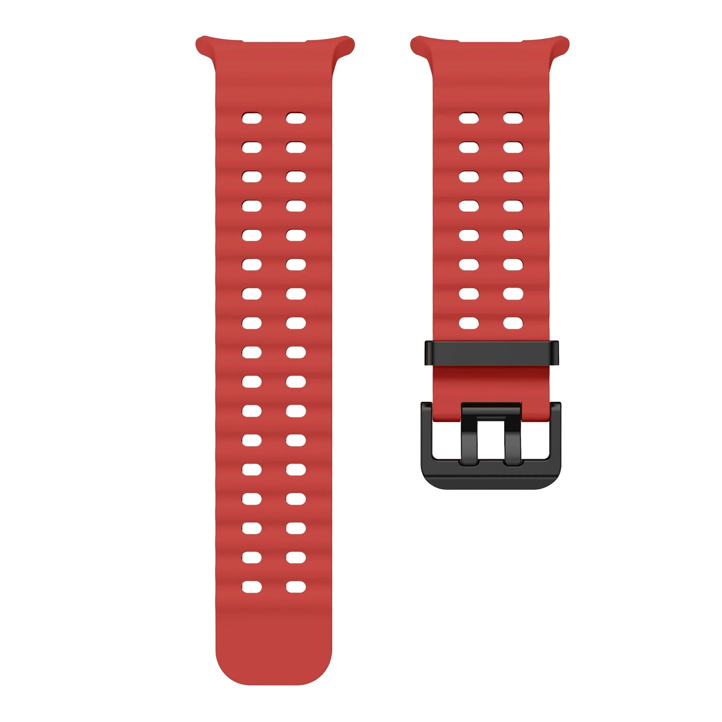 NEW Marine Silicone Strap for Samsung Watch Ultra 47mm Bracelet No Gaps Sport Two-tone Band for Galaxy 7 Ultra Watchband Straps