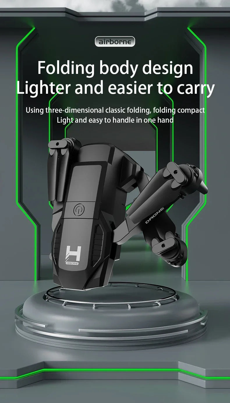 New H4 Mini Drone 4K WIFI FPV Wide Angle HD Dual8K Camera Height Hold RC Foldable Quadcopter Helicopter Toy Gift Apron Sell