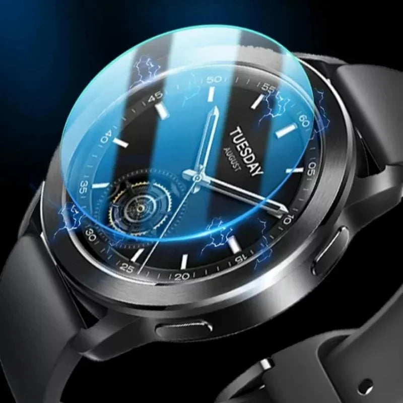 1-6Pcs Glass for Xiaomi Mi Watch S3 Smartwatch Screen Protectors Anti-scratch Tempered Glass Protective Film for Xiaomi Watch S3