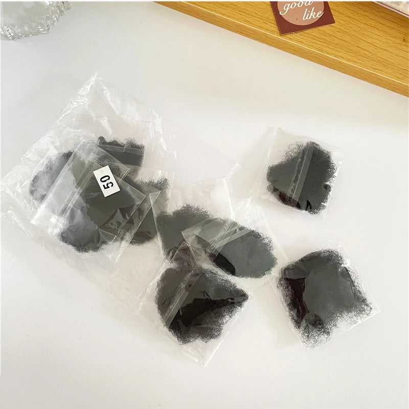 10pcs Invisible Bun Net Simple Style Mesh Net Breathable Wig Net Hair Styling Tool Women Female Hair Accessories