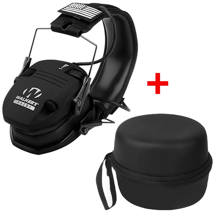 Original Military Tactical Electronic Shooting Earmuffs Outdoor Hunting Sound Pickup Noise Reduction Protection Hearing Headset