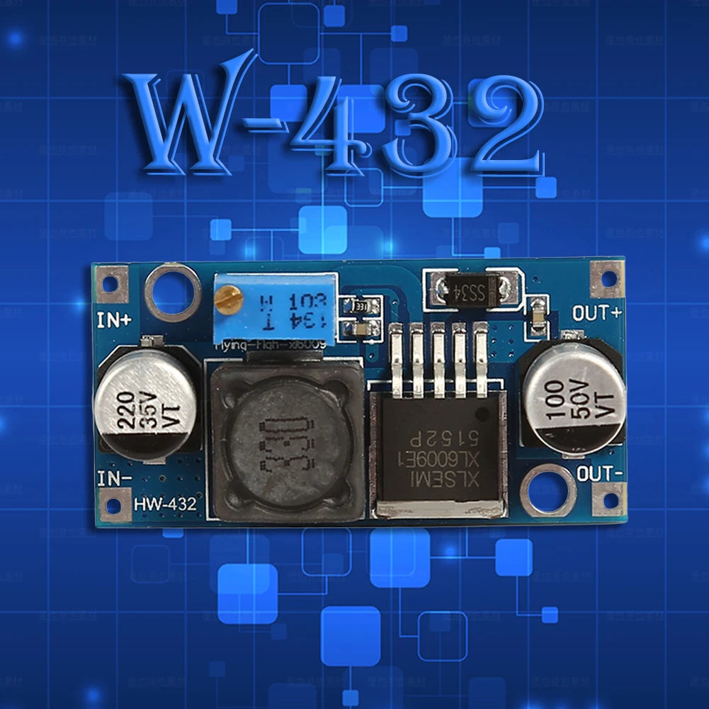 1-10PCS XL6009 4A Boost Converter Step Up Adjustable 15W 5-32V to 5-50V DC-DC Power Supply Module LM2577 Step-up Module