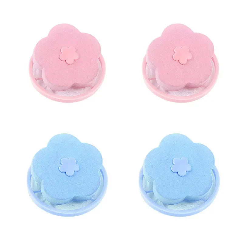 6 PCS Washing Machine Hair Filter Floating Pet Fur Lint Hair Removal Catcher Reusable Mesh Dirty Collection Pouch Cleaning Balls