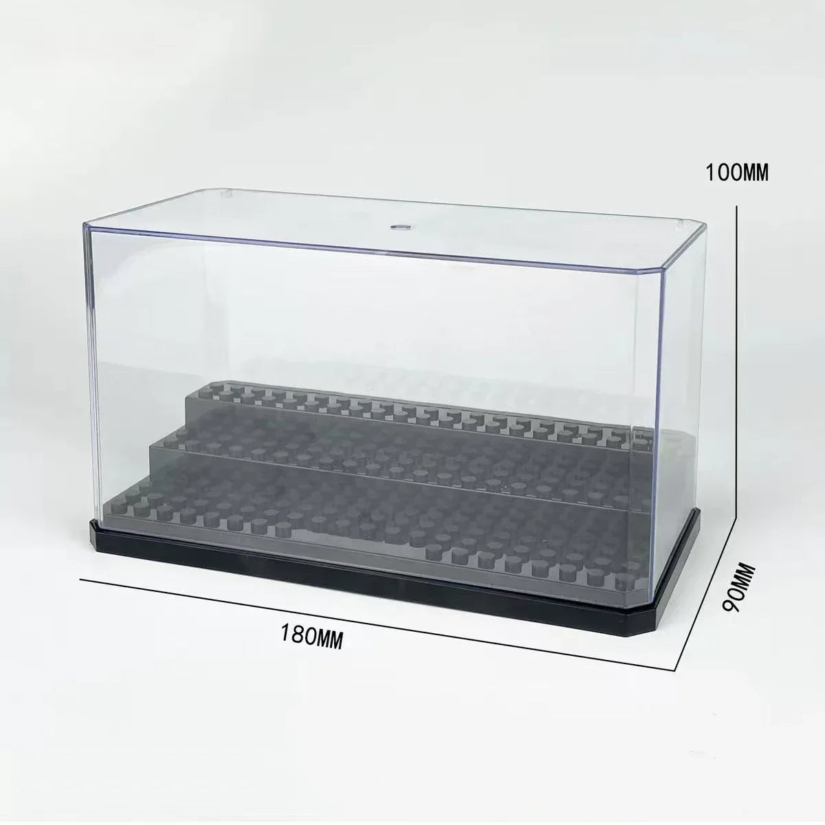 Free Assembly Acrylic Transparent Display Box Building Blocks Dust Cover Figures Dolls Protection Showcase Compatible With Brand