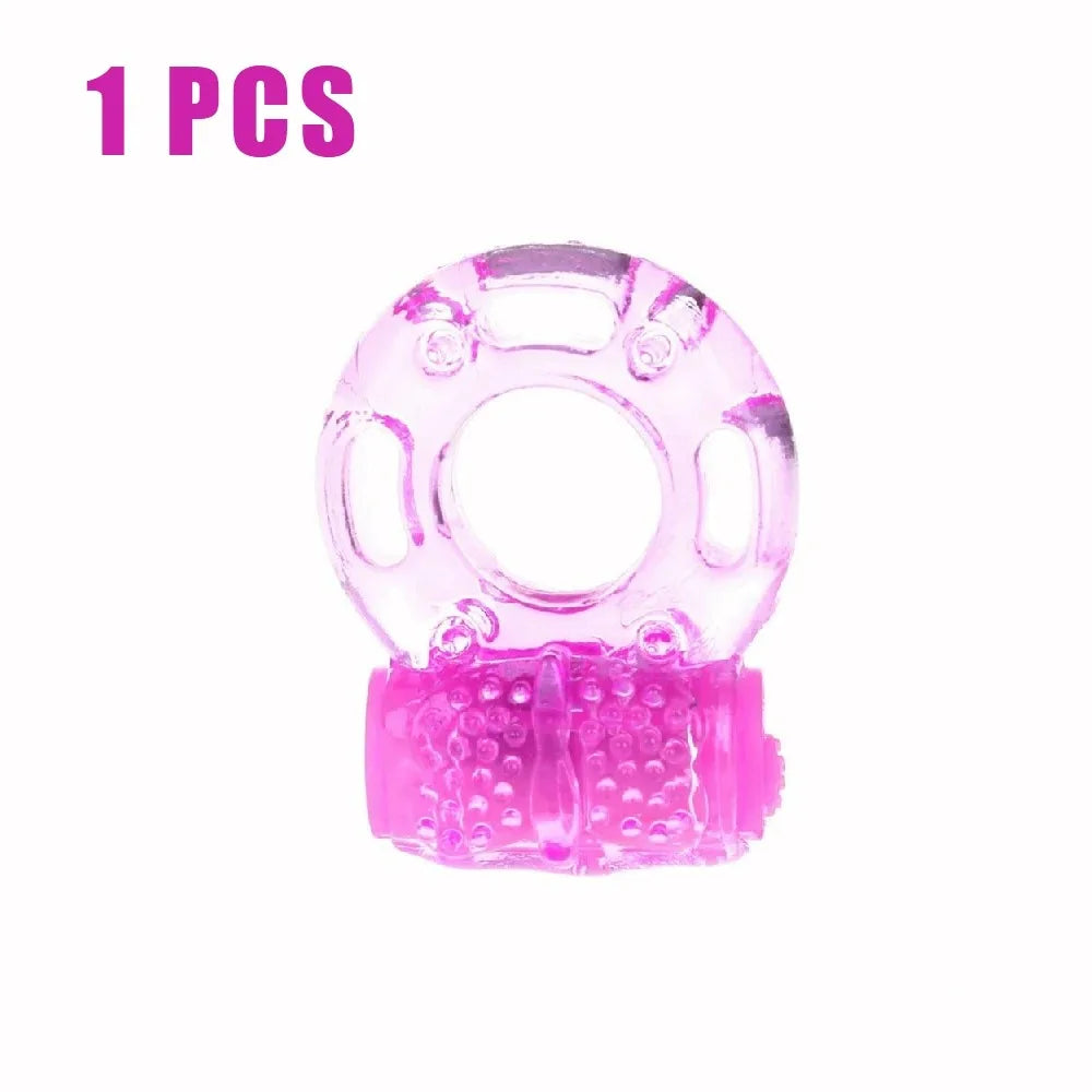 Vibrating Dildos Stimulator Strong Penis Rings Erect Cock ring Cage Erection Enhance Sex Ability Product Sex Toys For Men Couple
