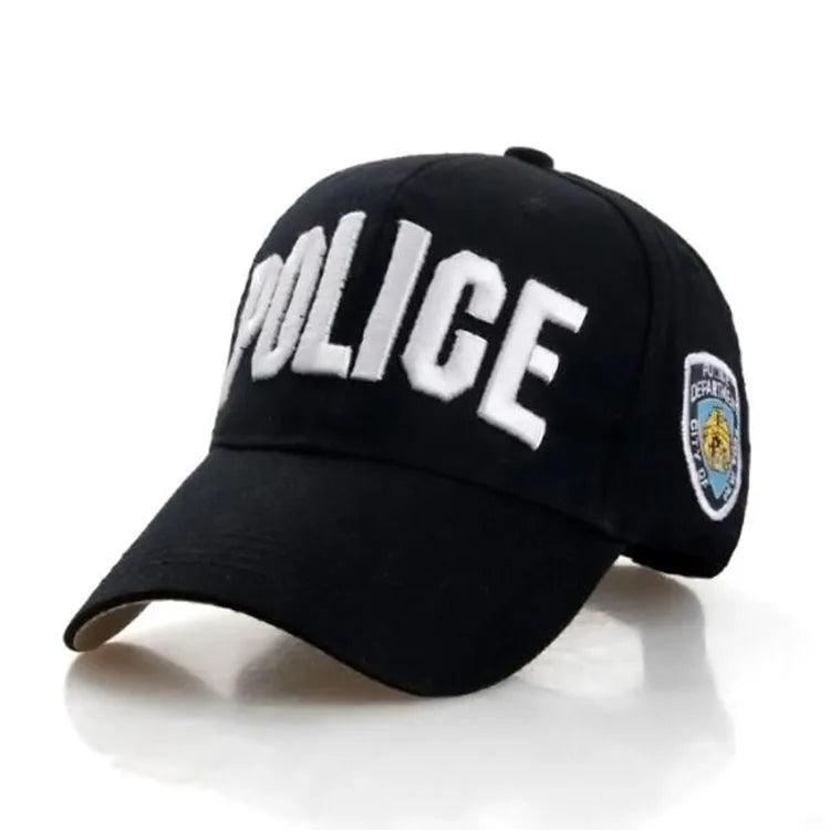 NEW POLICE Letter Men Baseball Cap snapback women fashioon Tactical Hat cap Golf Sport Outdoor Travel Trucker Sun Hats C1170