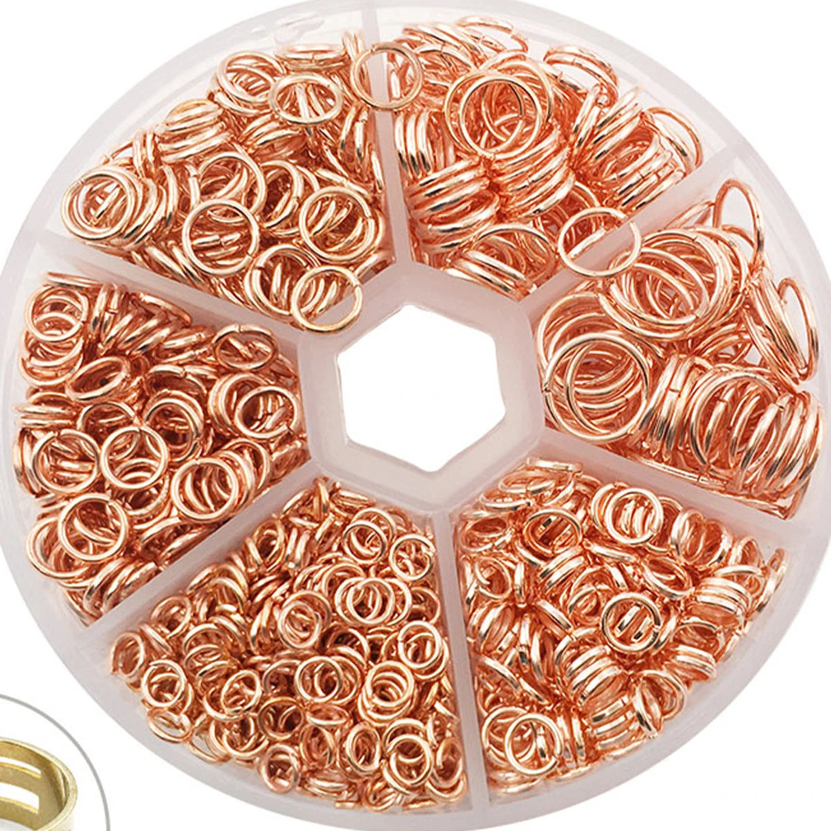 1Box Metal Open Jump Rings Split Rings Connectors Iron Open Jump ring For Diy Jewelry Making(4mm 6mm 8mm 10mm)
