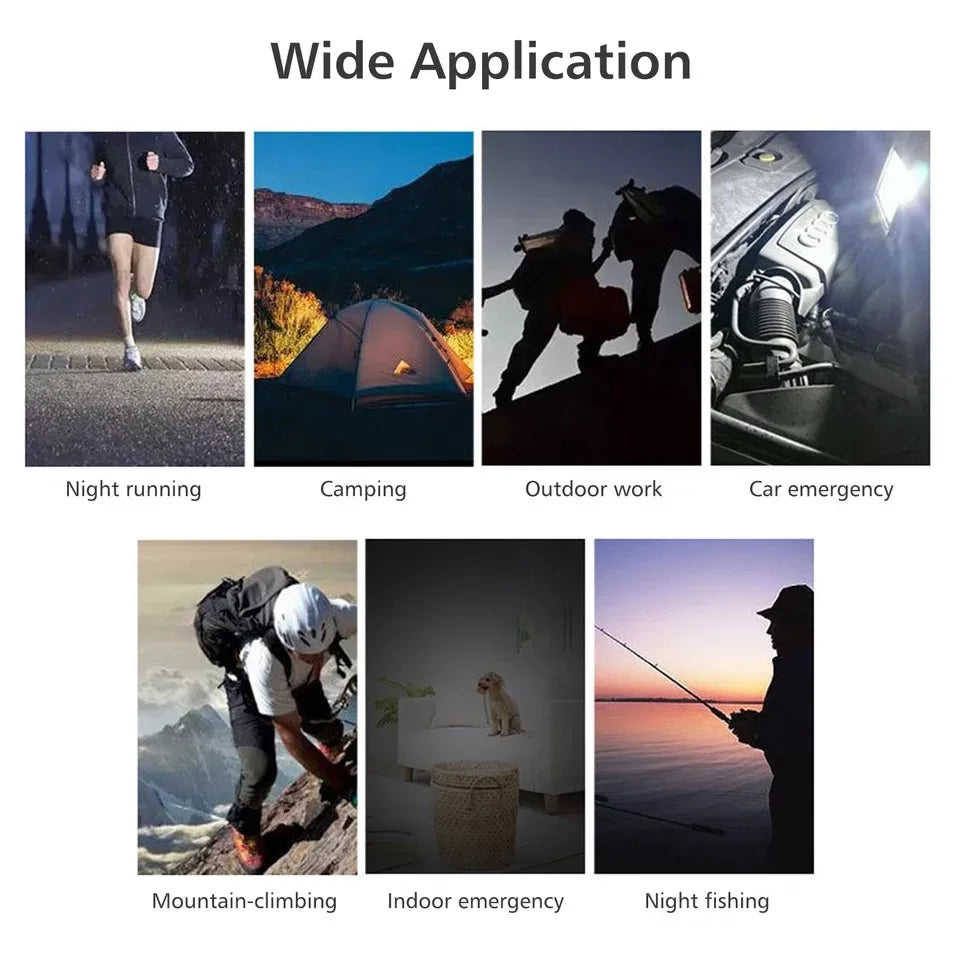 3-in-1 Camping Lantern Power Bank flashlight Spot Light Electric Torch Multifunction Lamp