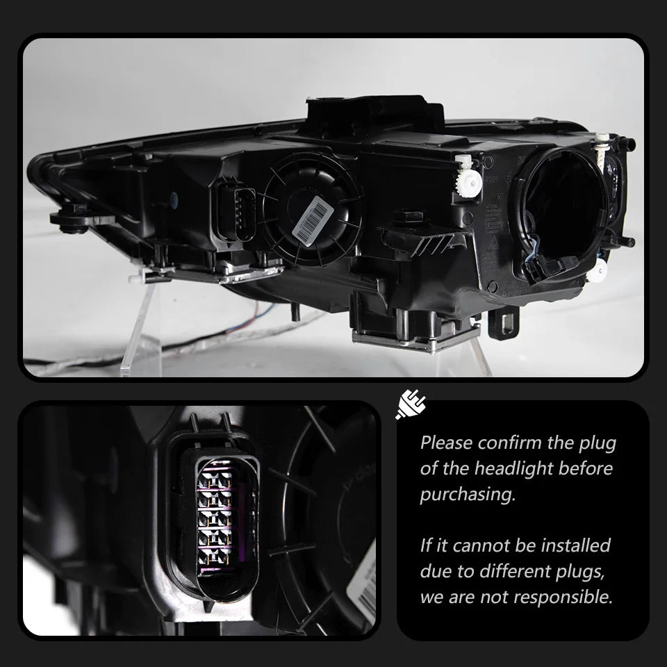 AKD Head Lamp for Audi A3 8V Sedan Spor LED Headlight 2013-2016 Headlights S3 DRL Turn Signal High Beam Angel Eye Projector Lens