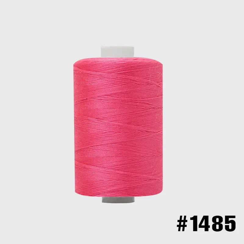 1 Roll 1000 Yards Colored Thread For Household Sewing, Fluorescent Color Series, Multifunctional Polyester 402 Sewing Thread