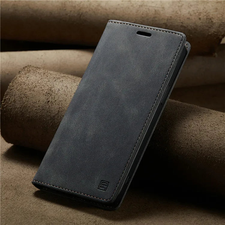 Leather Flip Phone Case For Samsung Galaxy S9 S10 Plus S20 S21 FE S22 S23 S24 S25 Note 10 20 Ultra Wallet Bracket Protect Cover
