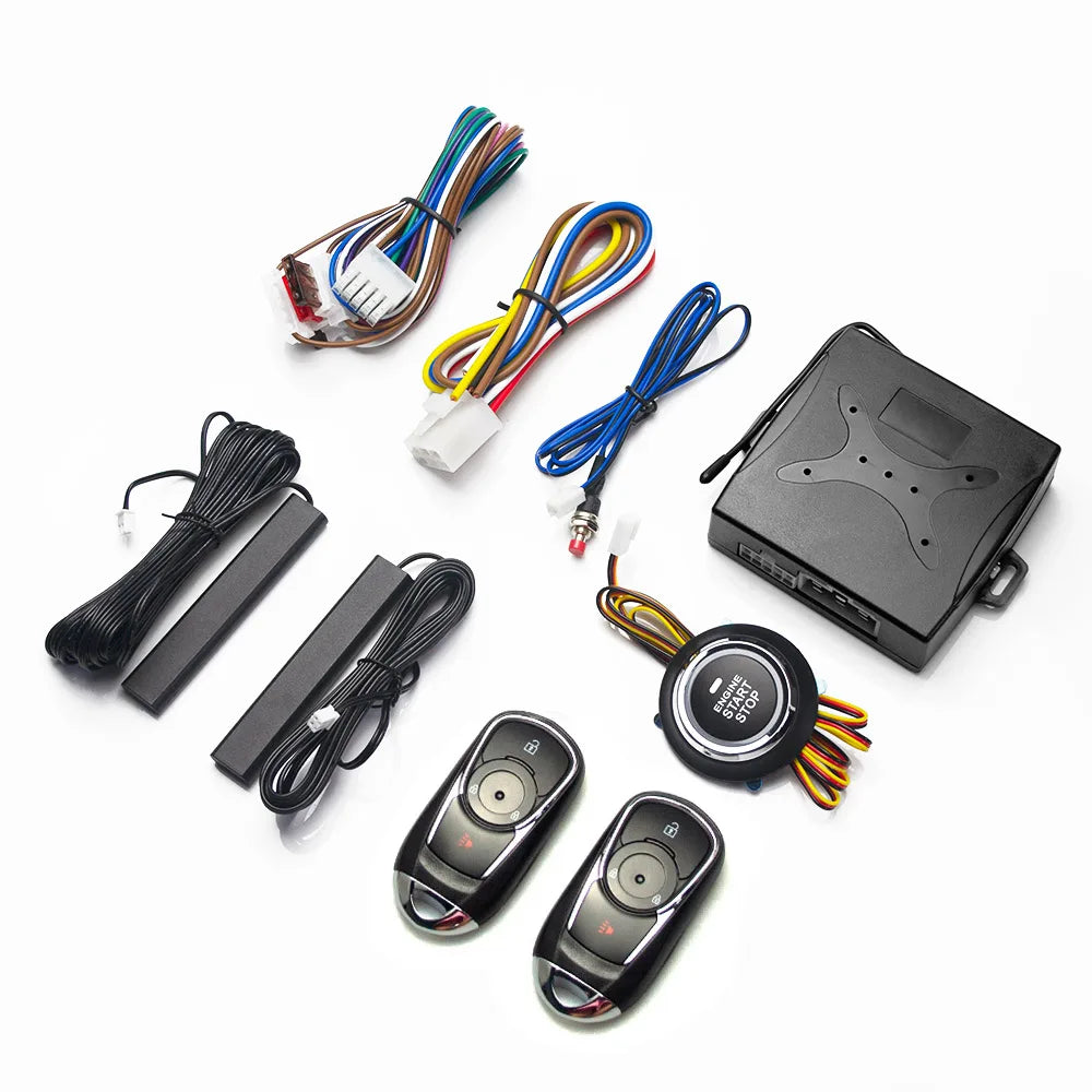 Car Alarm keyless entry start Systems Remote Central Door Lock Keyless System Auto Car SUV Anti-theft Tunning parts PKE