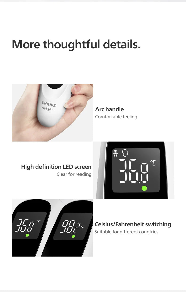 PHILIPS AVENT ear thermometer forehead thermometer two-in-one  Electronic thermometer Infant/Adult Temperature Measurement