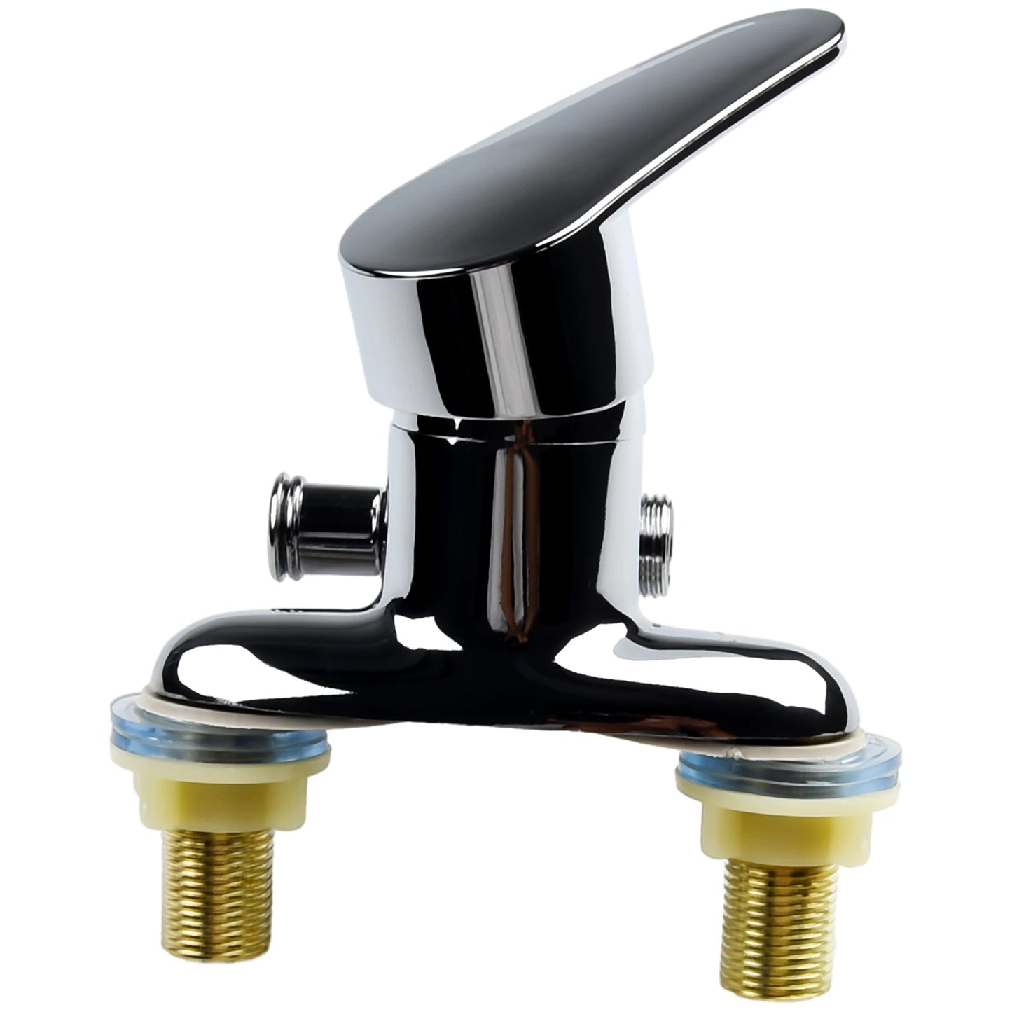 Bathroom Faucet Double-Hole Basin Hot And Cold Basin Tap Mixer Faucet 2 Ways With Copper Ceramic Spool Sink Mixer Tap