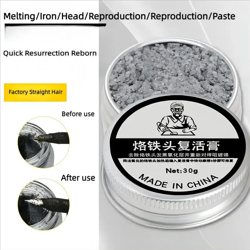 6-30g Soldering Iron Tip Cleaning Paste Soldering Iron Tip Tinner Activator Tip Cleaner Remover BGA Refresher Repair Tools