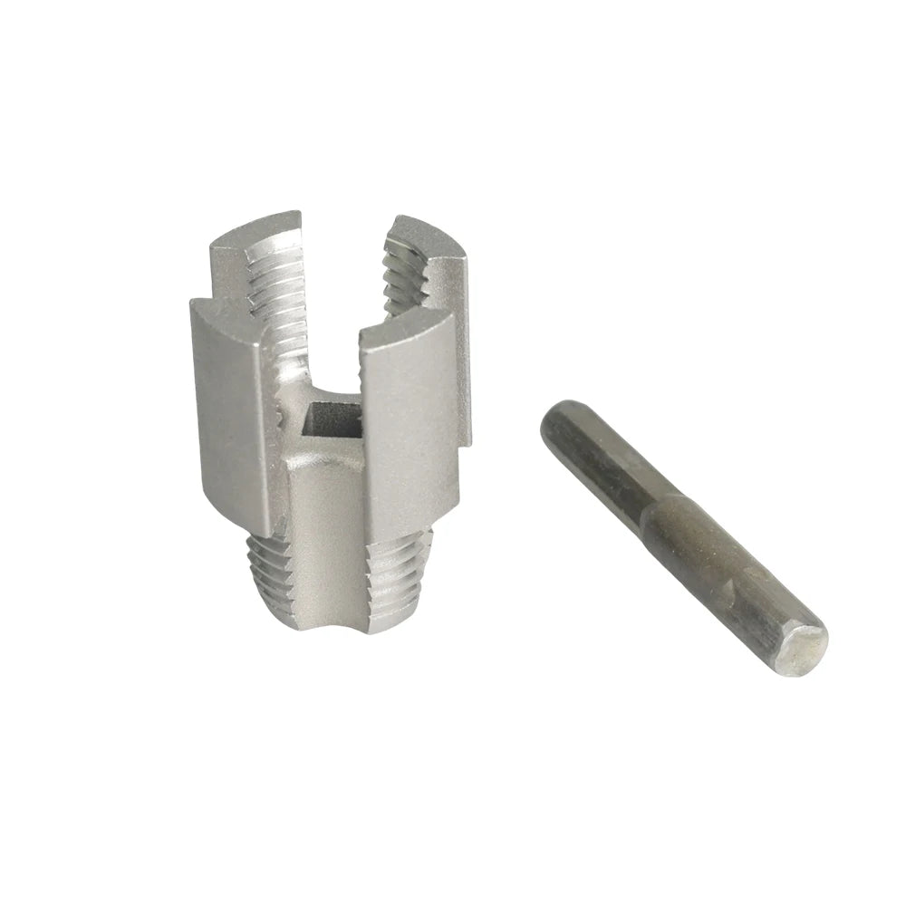 Integrated Internal and External Thread Pipe Threading Tool for 1/2-inch PPR Pipes, with Taps and Dies for Thread Cutting.