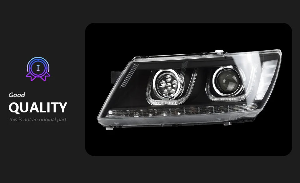 Car Lights for Dodge Journey LED Headlight 2008-2019 JCUV Head Lamp Drl Projector Lens Automotive Accessorie
