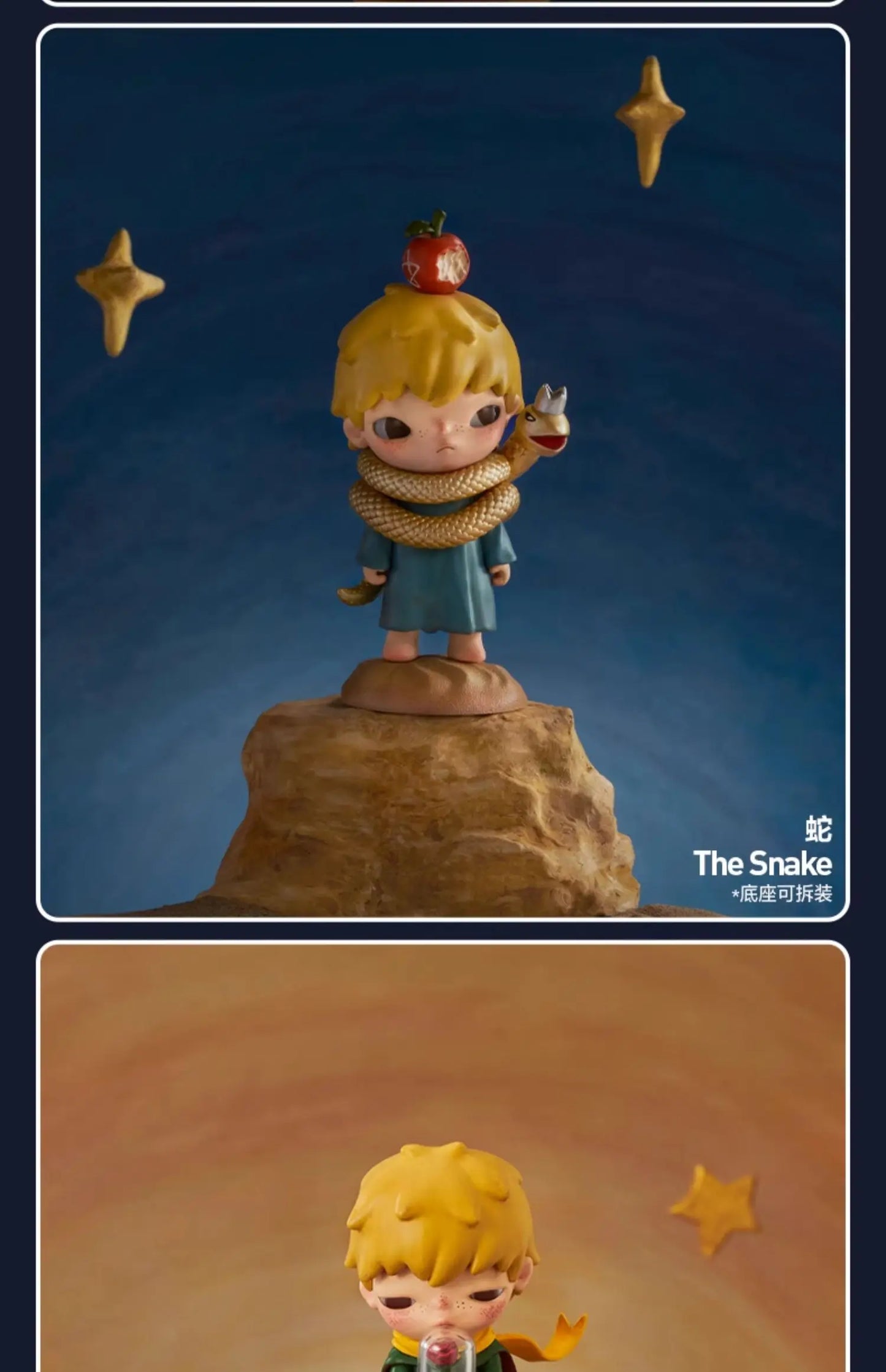 Original Pop Mart Hirono Ono Blind Box Hirono X Le Petit Series Mysterious Box Little Co Branded Decor Figurine Cute Toys Gift