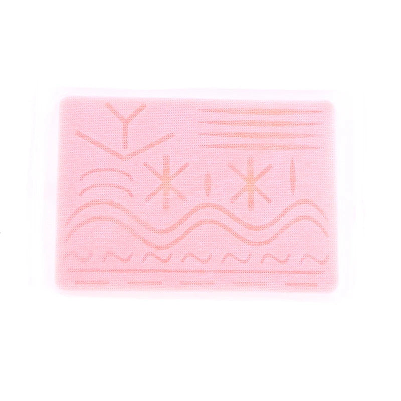 Skin Suture Kit Training Model Medical Silicone Suture Practice Pad Surgical Suture Pad Human Traumatic Skin Model