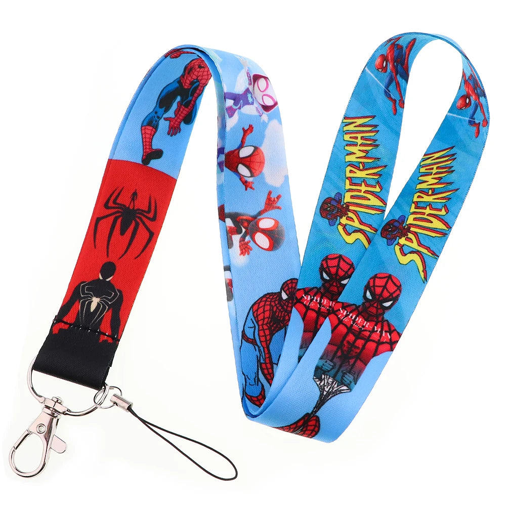 KKZ004 Mickey&Minnie Stitch Lanyard For Keys Keychain Badge Holder ID Credit Card Pass Hang Rope Lariat Phone Charm Gift