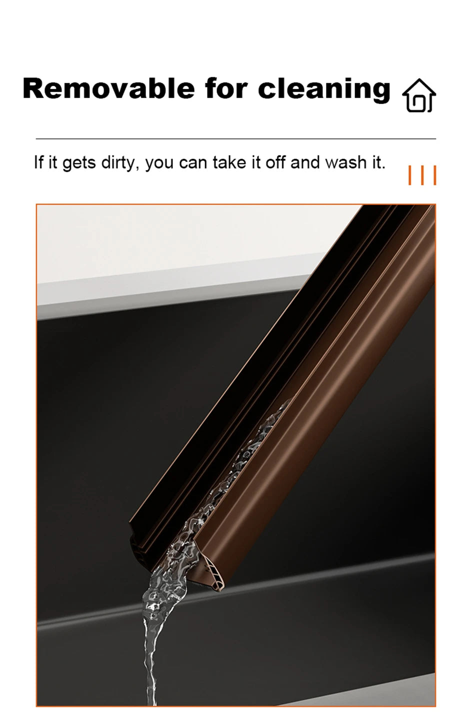1-4pcs 93cm Door Bottom Seal Strip with Brush PVC Dustproof Soundproof Snap-in installation Gap Door Draft Stopper Weatherstrip