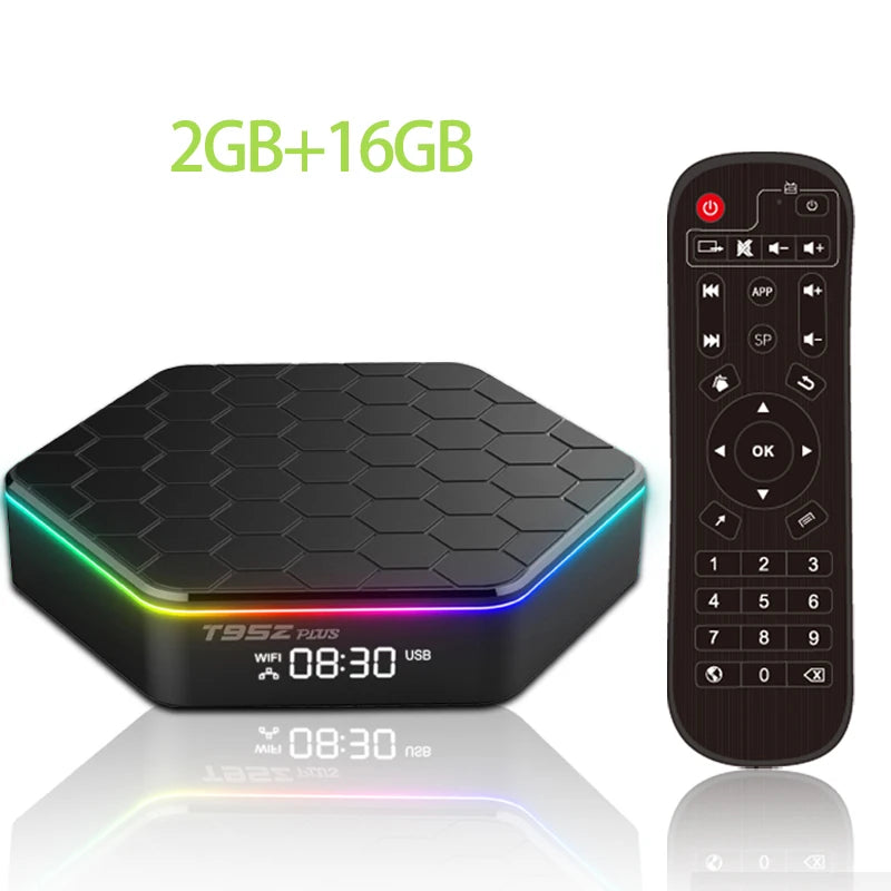 T95Z plus Android 12 Smart TV Box 8K Allwinner H618 BT5.0 WiFi 6 Stream Media Player Multi 16GB/32GB/64GB/128GB ROM Set Top Box