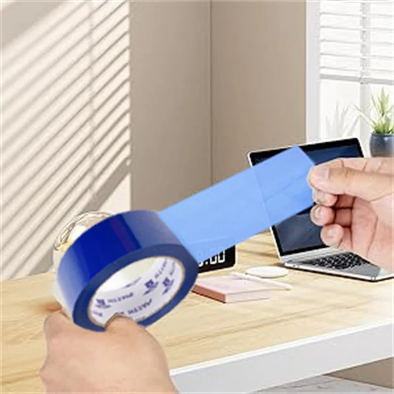 1800inch/Roll Sapphire Blue Tape Packaging Tool Office Packing Supplies PP Material Waterproof Durable Can Be Written As Marking