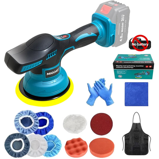 Wireless Mini Polisher   for Car Repair, Waxing, Detailing & Auto Detailing  for Makita 18V-20V-21V Batterry