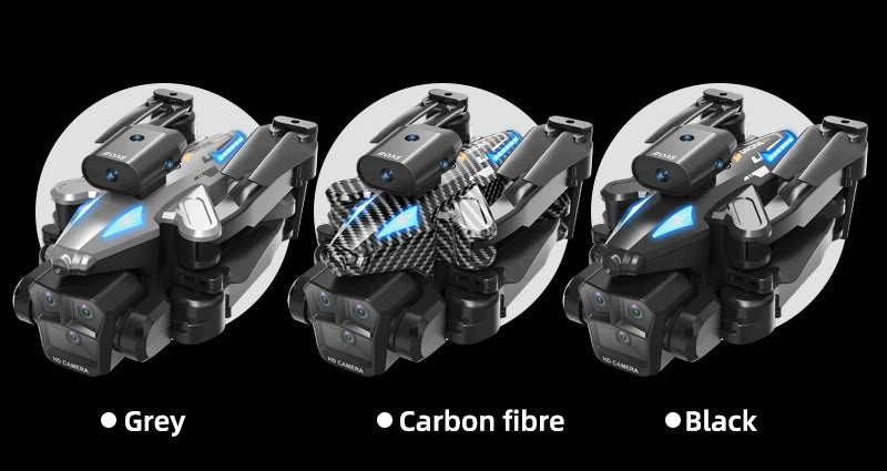 New C10 Drone GPS 8K HD Three Cameras Optical Flow Obstacle Avoidance Aerial Photography RC Foldable Quadcopter Toys Gifts