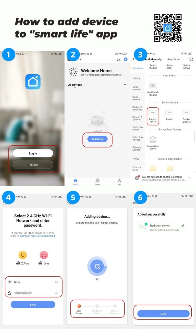 16A Mini Wifi Switch DIY Smart Home 2-way Control Relay Smart LIfe APP Control Remotely Timer Works With Alexa Google Home