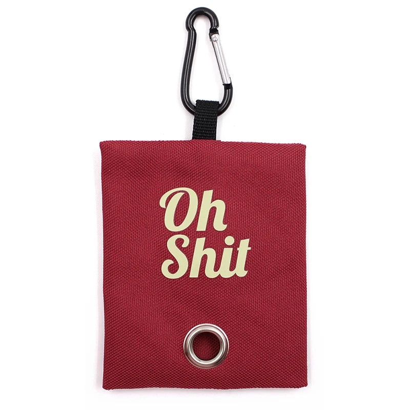 Pet Supplies Canvas Waste Bags Poop Bag Dispenser Portable Pet Poop Bag Holder Outdoor Puppy Kitten Litter Pickup Organizer
