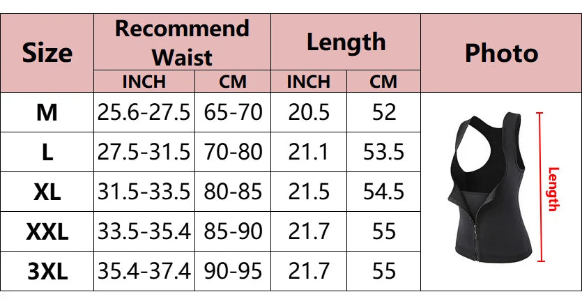 New Sweat Sauna Body Shapers Vest Waist Trainer Slimming Vest Shapewear Weight Loss Waist Shaper Corset