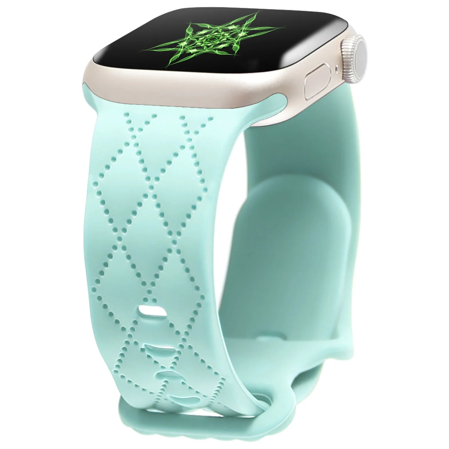 Engraved Silicone strap For Apple Watch Band 42mm 44mm 45mm 41mm 49mm 40mm bracelet correa iwatch Series 8 9 SE 7 6 5 4 3 Ultra