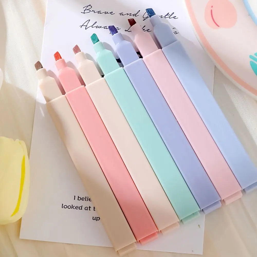 Pastel Highlighters Double-Sided – 6pc Set