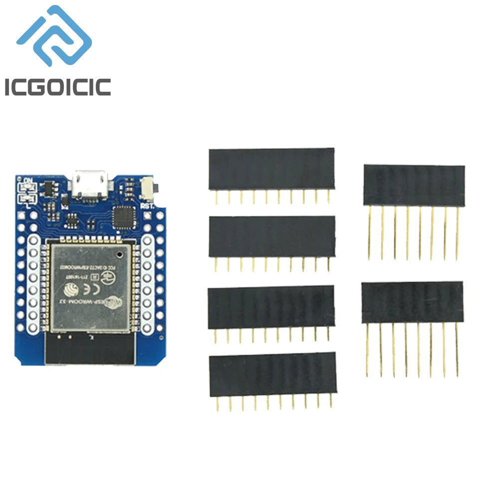 1-10pcs MINI ESP8266 ESP32 ESP-32S WIFI Bluetooth-compatible CP2104 CH9102 Development Board Module For Wemos Arduino With Pins