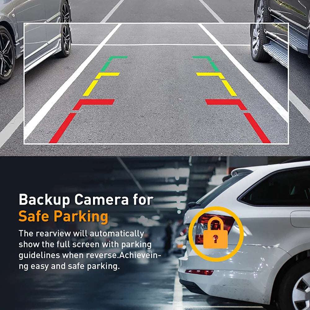 3 Channel Dash Cam for Cars Camera Black Box 1080P Video Recorder Rear View Camera for Vehicle Car DVR car accessories