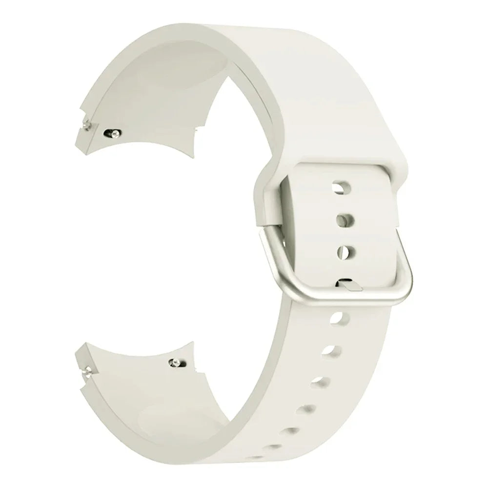 Original Silicone Band for Samsung Galaxy Watch 7 6 5 4 40mm/44mm 5Pro No Gap Bracelet Galaxy Watch 6/4 Classic 46mm 47mm Strap