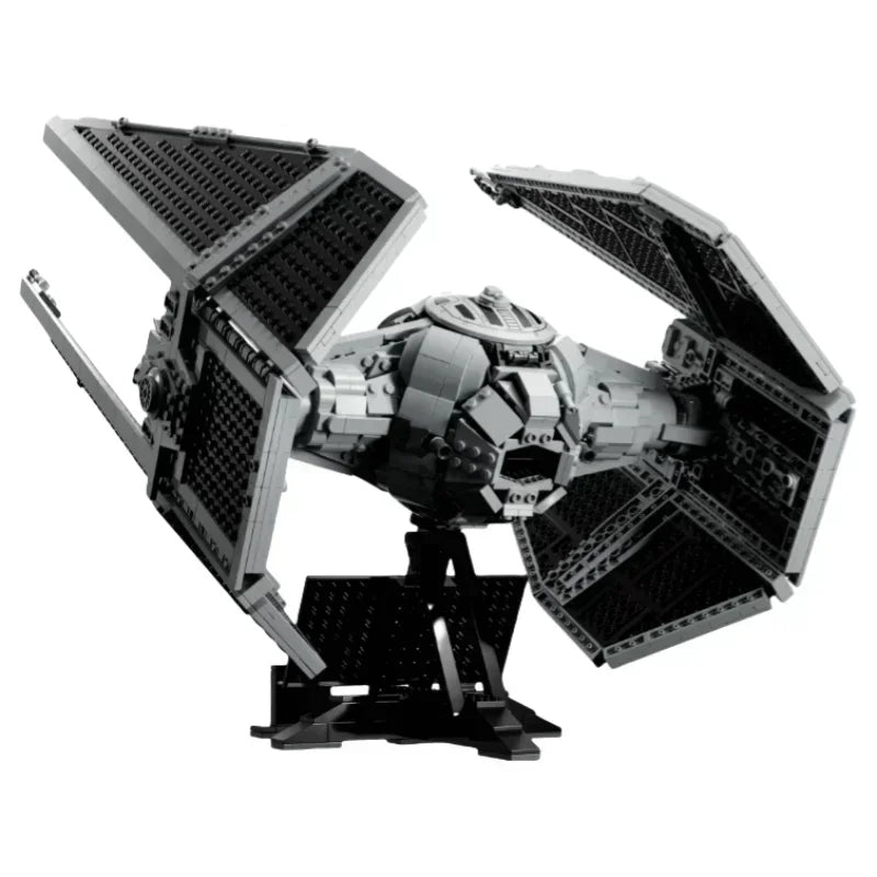 New Spaceship TIE 1931Pcs Interceptors Bricks Model Sets Building Blocks Modified from Imperial Fighters Assembly MOC Toys Gifts