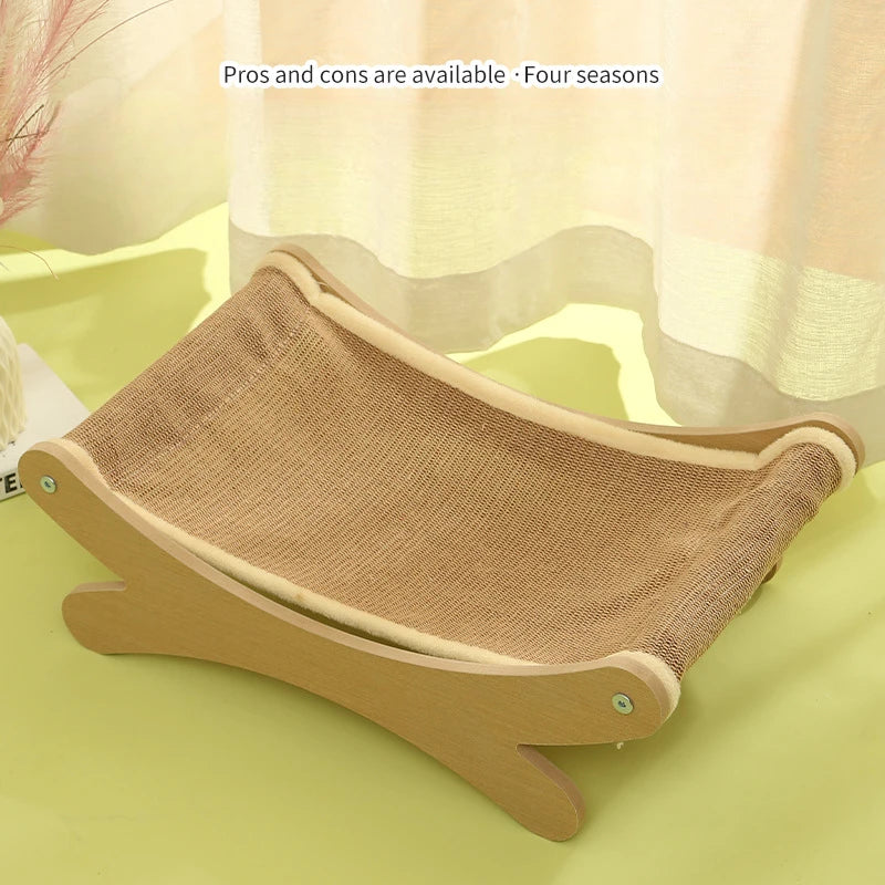 Pet Summer Rocking Chairs Beds Cats Dogs Adjustable and Detachable Solid Wood Comfortable Hammocks Hanging Baskets Pet Furniture
