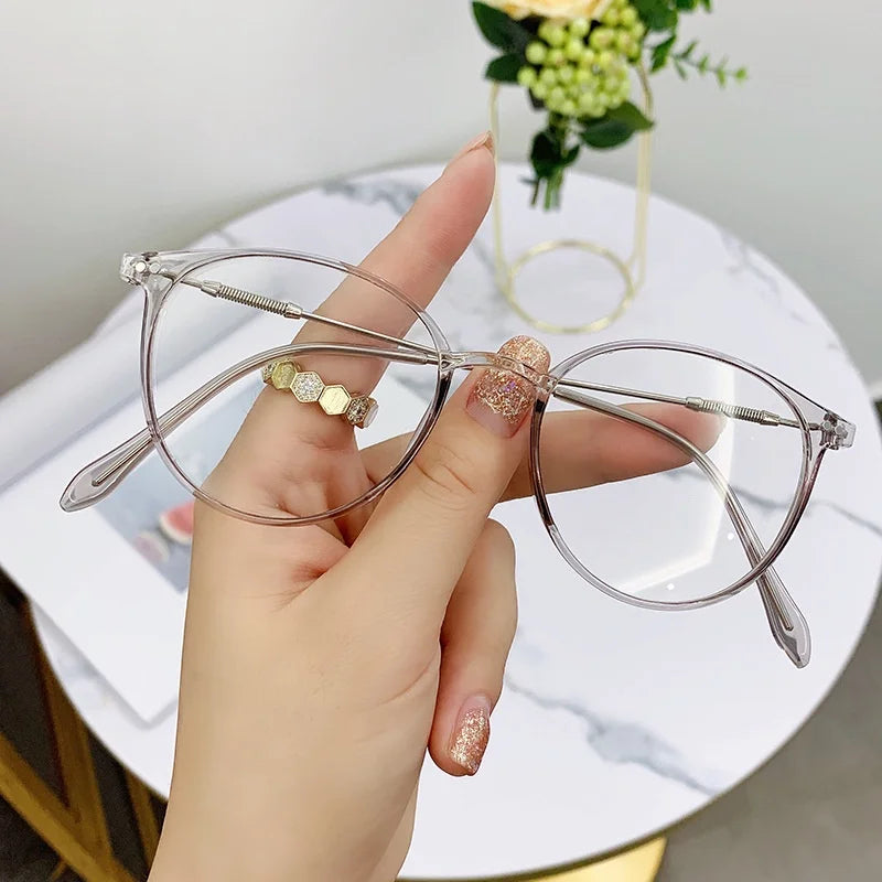 Korean Women Lady Students Anti-Radiation Glasses Computer Eyewear