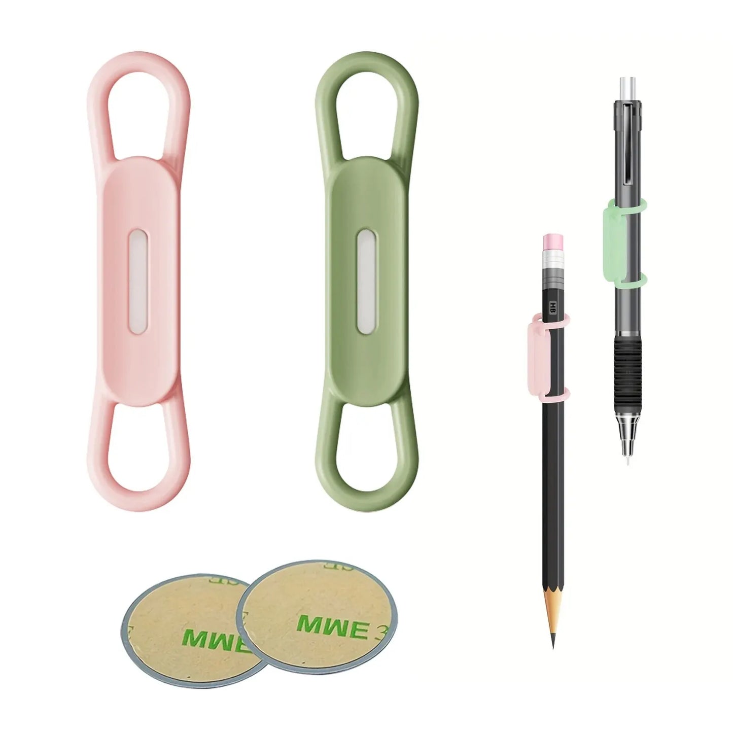 UMUST Magnetic Pencil Holder,Tablet Touch Pen Clips,Multifunction Silicone Adjustable Pen Stand for Office Accessories Organizer