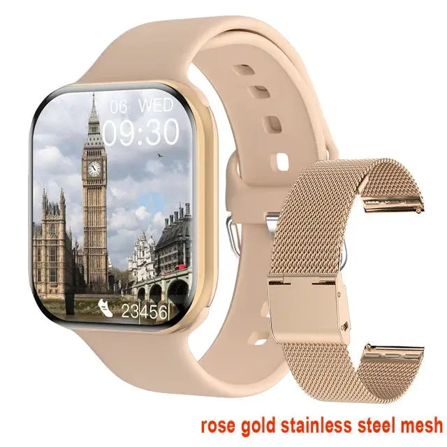 2025 Series 10 Watch 10 GPS Smart Watch Memory Music Video Bluetooth Call Heart Rate Waterproof NFC Smartwatch For Android IOS