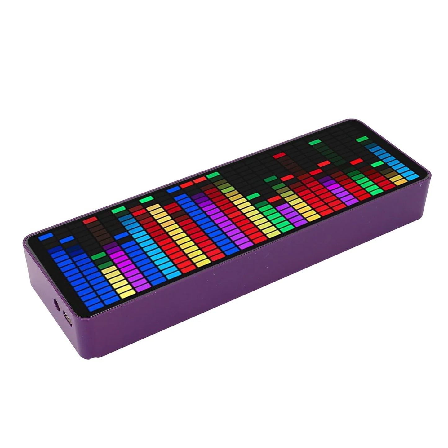 Music Rhythm Analyzer Music Spectrum Pickup 7 Levels Brightness Setting 5V USB 384 Color RGB LEDs for Entertainment Venue